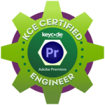 KCE Certified Adobe Premiere Engineer PR400 Badge